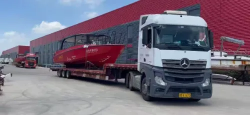 Nakompleto sa LAWADA® ang Trial Navigation ug Pagpadala sa Duha ka Customized 1280 Aluminum Passenger Boats